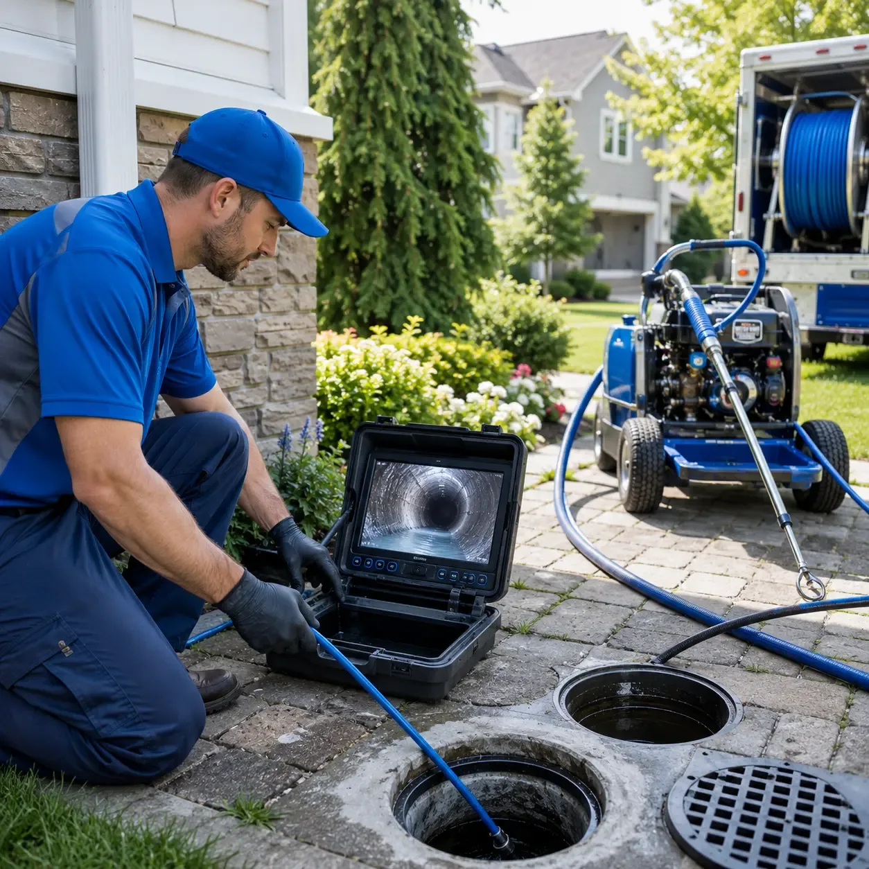 Outdoor drain cleaning professionals serving Grand Junction, IA